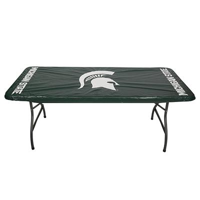 Michigan State Spartans 72'' x 30'' Fitted Tailgate Table Cover