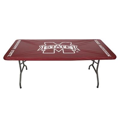 Mississippi State Bulldogs 72'' x 30'' Fitted Tailgate Table Cover