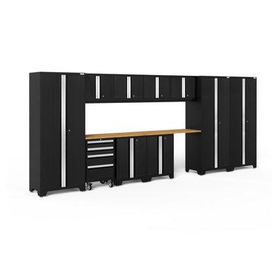 NewAge Products Bold 3.0 Series 12 Piece Storage Cabinet Set Steel in Black | Wayfair 63258