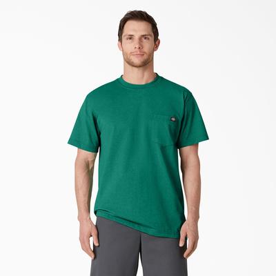 Dickies Short Sleeve Heavyweight Heathered T-Shirt - Green Single Dye Heather Size 3 (WS450H)