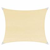 ColourTree Reinforced Super Ring 39' X 46' Rectangle Shade Sail, Stainless Steel in Brown | 552 W x 468 D in | Wayfair TAW-R-39x46-Beige
