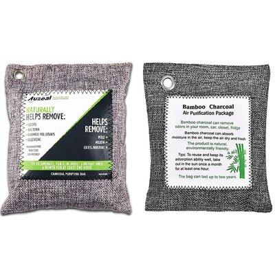 SolarEra 2 Bags Air Purifying Bag Purifier Nature Fresh Charcoal Bamboo Mold Freshener in Gray | 0.8 H x 4.6 W x 1.5 D in | Wayfair 50152-X21