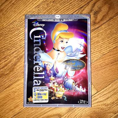 Disney Media | Disney Cinderella Blu-Ray And Dvd | Color: Silver | Size: Os