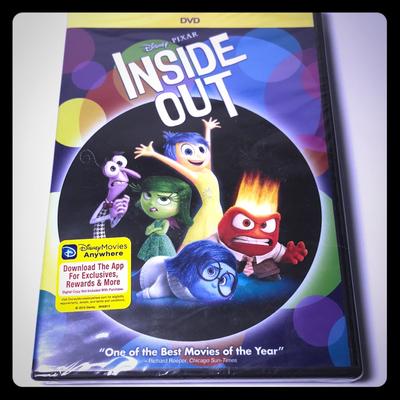 Disney Media | Disneys Inside Out Dvd | Color: Cream/Black | Size: Os