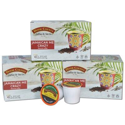 Door County Coffee Vanilla & Rum Coffee Pods in Brown, Size 4.25 H x 12.0 W x 6.25 D in | Wayfair SI03JMC