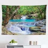 East Urban Home Waterfall Tapestry, Image Of Waterfall By The Rocks | 30 H x 45 W in | Wayfair C0AF2FA8D6A9466CA9FB9E91D1283D53