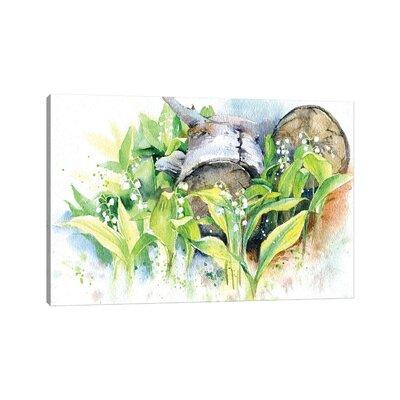 East Urban Home Lilies of the Valley by Marina Ignatova - Wrapped Canvas Painting Print Canvas | 8 H x 12 W x 0.75 D in | Wayfair