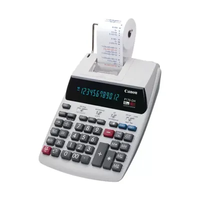 Canon White Printing Calculator