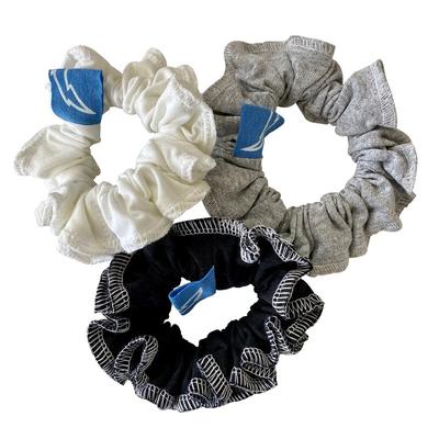 Refried Apparel Los Angeles Chargers Sustainable Upcycled 3-Pack Scrunchie Set