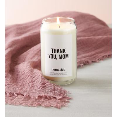 Thank You Mom Candle by Homesick With Scarf Thank You Mom Candle and Scarf by 1-800 Flowers