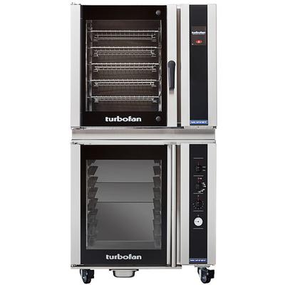 Moffat G32D5 P8M Turbofan Full Size Liquid Propane Digital Convection Oven with Steam Injection and 8 Tray Holding Cabinet   Proofer - 33,000 BTU; 110-120V
