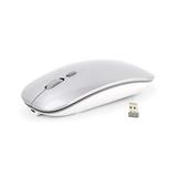 Gonoker Computer Mouse Silver - Silver Two-Device Wireless Rechargeable Mouse