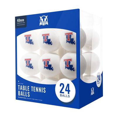 Louisiana Tech Bulldogs 24-Count Logo Table Tennis Balls