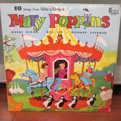 Disney Media | Disney 10 Songs From Mary Poppins Lp Vinyl Record | Color: Red/Pink | Size: Os