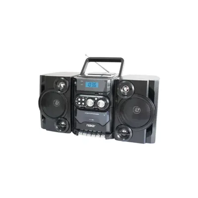 Naxa Portable MP3/CD Player with AM/FM Radio & Detachable Speakers