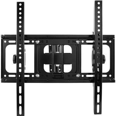 QH TV Mount Full Motion For 26-55 Inch LED LCD Flat Screen TV Perfect Center Design in Black, Size 9.8 H x 19.7 W x 19.3 D in | Wayfair