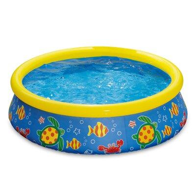 Summer Waves 1.25' x 15' Inflatable Pool in Yellow | 15 H x 180 W x 180 D in | Wayfair P1000515C
