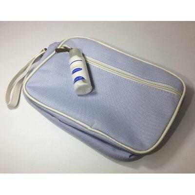 FixtureDisplays Travel Organizer Cosmetic Bag in Indigo, Size 6.0 H x 9.0 W x 2.0 D in | Wayfair 223