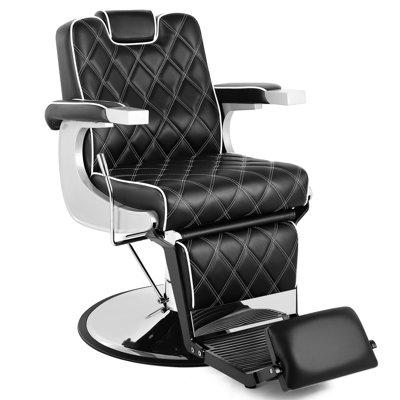 Inbox Zero Faux Leather Massage Chair Faux Leather in Black | 48.6 H x 26.8 W x 28 D in | Wayfair 6FED1C744B79415AB104FF5CCBD5B737