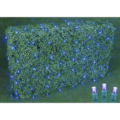 The Holiday Aisle® Commercial Grade Christmas LED Net Light Set, 4' X 6', Yellow, Green Wire, 100 Light in Indigo | 3.5 H x 4.5 W x 9.5 D in | Wayfair