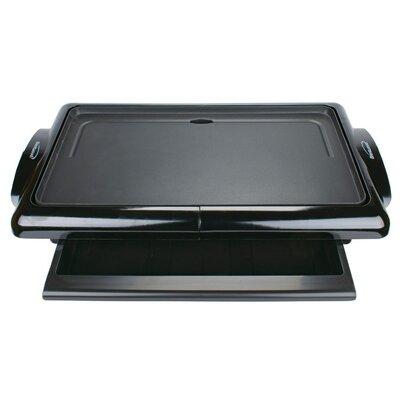 Brentwood Electric Griddle Die Cast Aluminum in Gray | 5 H x 23 W x 18 D in | Wayfair 95083222M