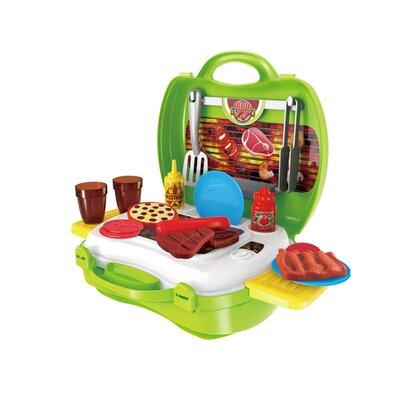 Bruce&Shark House Toy Kitchen Set Plastic in Green, Size 4.0 H x 9.6 W x 9.2 D in | Wayfair T007-003-Green~002WF