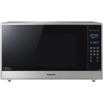 Panasonic 2.2cu Ft, 1250w Cyclonic Wave, Stainless Front, Glass Touch in Black/Gray/White, Size 14.0 H x 23.87 W x 19.43 D in | Wayfair NN-SE985S