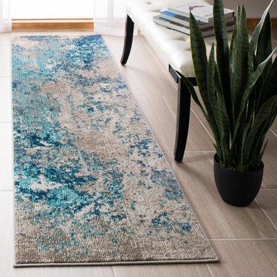 Blue/Gray 26 x 0.29 in Indoor Area Rug - Trent Austin Design® Gammage 440 Area Rug | 26 W x 0.29 D in | Wayfair D63F3A522807428FA355A043A4180615