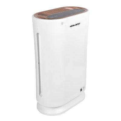 ANMINY Room Air Purifier w/ HEPA filter in Gray, Size 22.4 H x 15.0 W x 7.9 D in | Wayfair 06OSK0065AWT