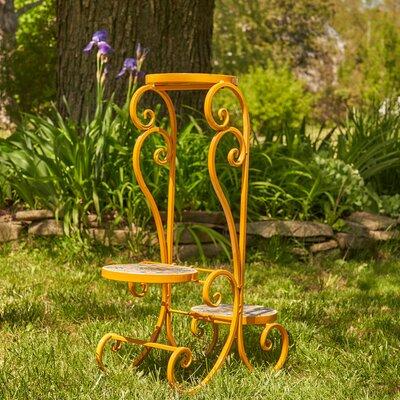 Canora Grey Los Angeles II Mosaic Plant Stand Metal | 25.95 H x 15.35 W x 8.86 D in | Wayfair 16465BE83C3C4B8CA895E7CEBDE29C0B