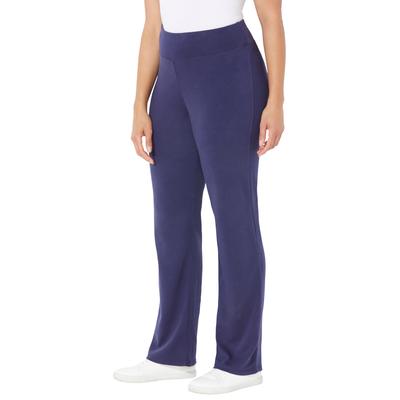Plus Size Women's Yoga Pant by Catherines in Navy (Size 4X)