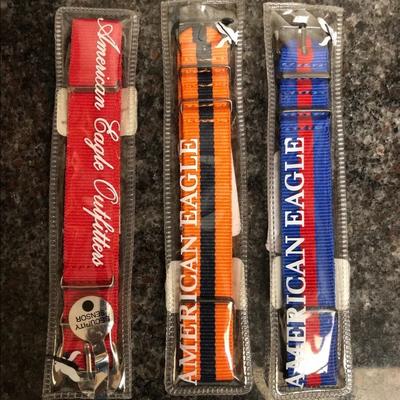 American Eagle Outfitters Accessories | American Eagle Watch Band Set Of 3 | Color: Orange | Size: 18mm