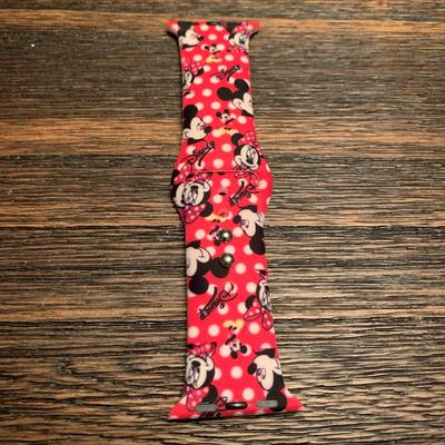 Disney Accessories | Brand New Mickey & Minnie Mouse Apple Watch Band | Color: Red | Size: 38mm/40mm