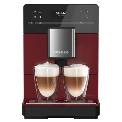 Miele CM 5510 Silence Automatic Coffee Maker & Espresso Machine Combo - Grinder, Milk Frother in Red/Black | Wayfair 11648140