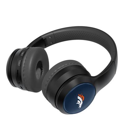 Denver Broncos Solid Design Wireless Bluetooth Headphones