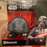 Disney Portable Audio & Video | Darth Vader Bluetooth Speaker Bnib | Color: Black/Red | Size: Os