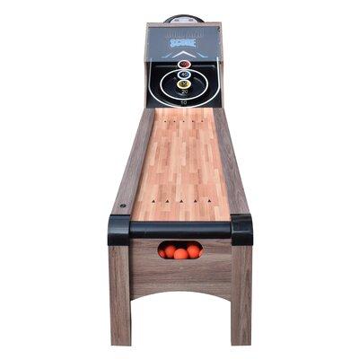 Hathaway Games Shooting Star 9-Ft Roll Hop & Score Arcade Game Table, Wood | 59.5 H x 24.75 W x 108 D in | Wayfair BG50375