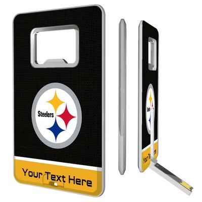 Pittsburgh Steelers Personalized Credit Card USB Drive & Bottle Opener