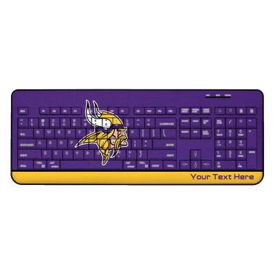 Minnesota Vikings Personalized Wireless Keyboard