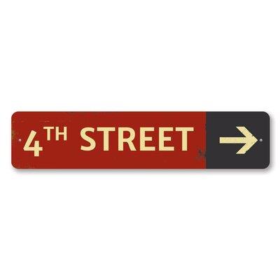 Lizton Sign Shop, Inc Street Name Directional Arrow Sign - 4