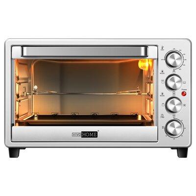 Vivohome Extra-Large Toaster Oven, Stainless Steel in Gray, Size 12.8 H x 15.0 W x 20.5 D in | Wayfair X002QRJ1C9