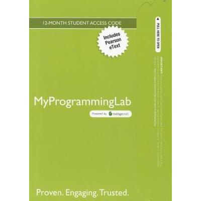 MyProgrammingLab with Pearson eText -- Access Card -- for Absolute Java (5th Edition)
