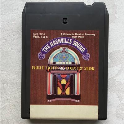 Columbia Media | 1972 Vintage The Nashville Sound 8-Track Tape | Color: Gray | Size: One 8 Track Tape