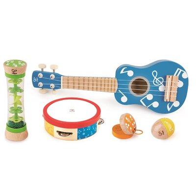 HaPe Preschool 5 Piece Plastic Musical Toy Instrument Band Set, Size 2.6 H x 14.2 W x 18.1 D in | Wayfair E0339AE08