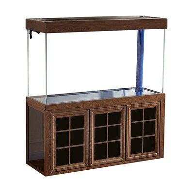 AQUA DREAM 50 Gallons Rectangle Aquarium Tank Glass (cost efficient & easy to clean) in Brown | 51 H x 14 W x 24 D in | Wayfair AD-1560-BW