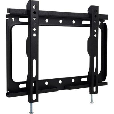 honer Accessories Fixed TV Wall Mount in Black, Size 10.46 H x 11.42 W x 1.03 D in | Wayfair honerb61e12d