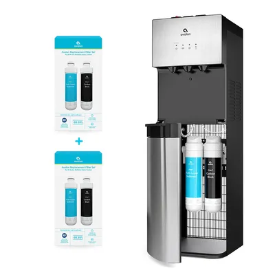 Avalon A5 Self Cleaning Bottleless Water Cooler Dispenser, UL/NSF/Energy star, Stainless Steel, Extra Set of Filtration