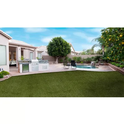 Select Sufaces Forest Green Artificial Grass -15' X 60'