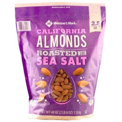 Member's Mark Roasted Almonds with Sea Salt (40 oz.)