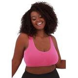 Plus Size Women's The Olivia All-around Support Comfort Sports Bra by Leading Lady in Magenta Haze (Size 4X)